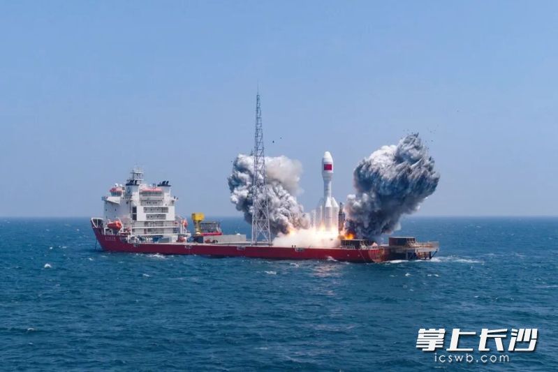 发射现场。受访者供图
