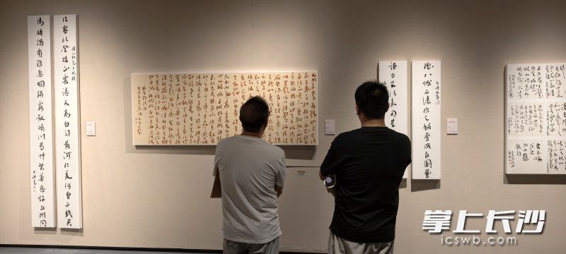 7月25日，“一鹤往来·王文禅书法展”在湖南国画馆开幕。