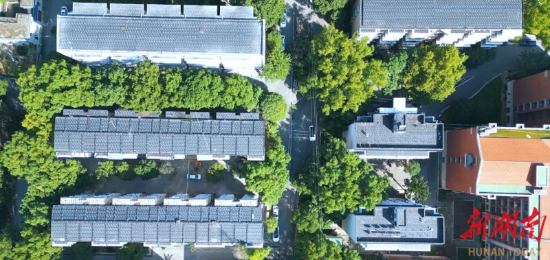 湖南大学财院小区改造后的效果。