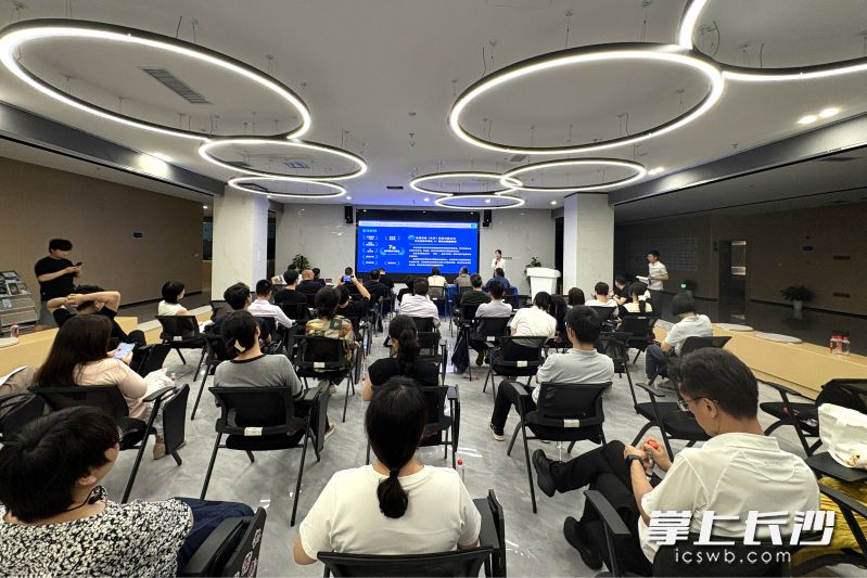 7月27日，2026年柳枝行动第55期专家评审暨第四期“青年麓谷说”活动在世界计算·长沙智谷大学生创业基地举行。湘江早报全媒体记者 黄荣佳 摄