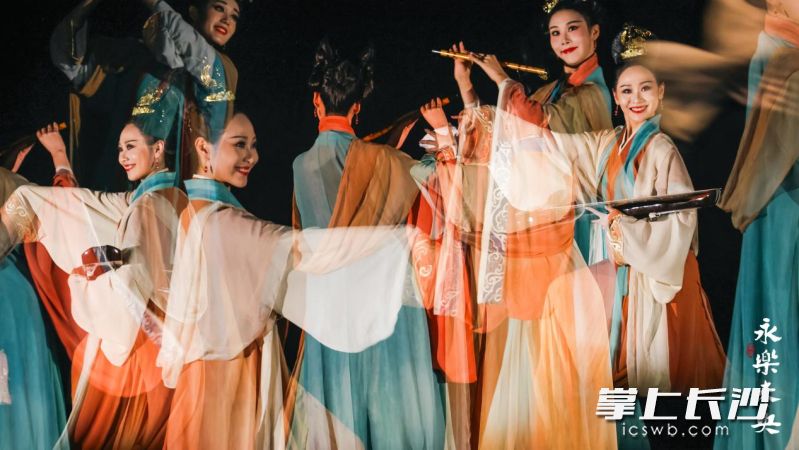 国风舞剧《永乐未央》将于8月15日至16日亮相长沙梅溪湖国际文化艺术中心大剧院。均为 通讯员 尹栎晴 供图