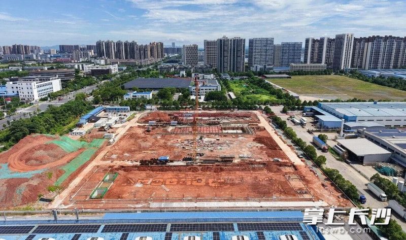 项目建设现场。长沙晚报通讯员舒展供图