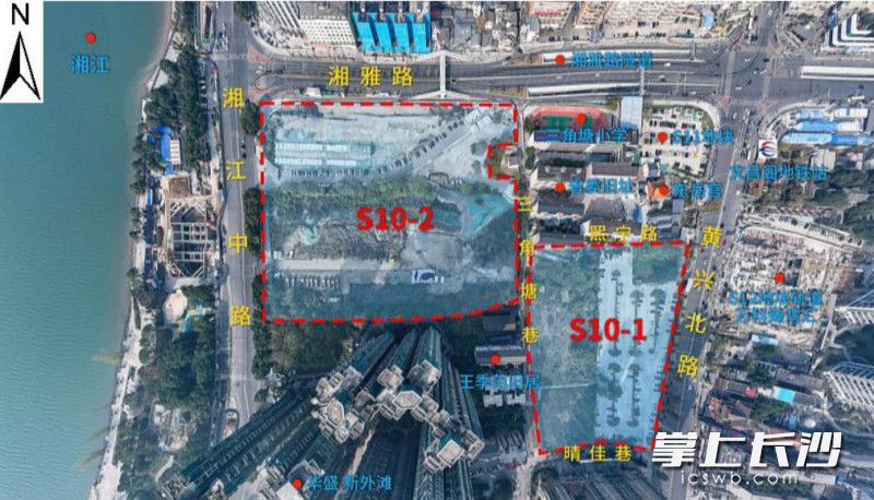 S10地块区位示意图。