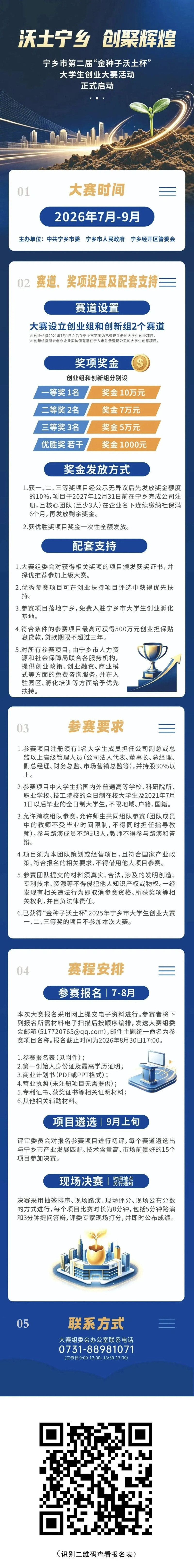 大赛宣传海报。