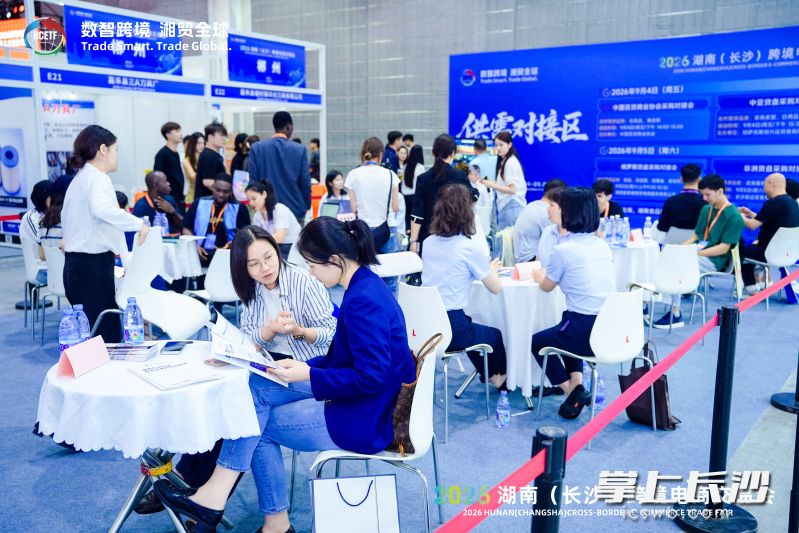 9月4日—6日，2026湖南跨交会举办，新区企业组团参展。 均为主办方 供图
