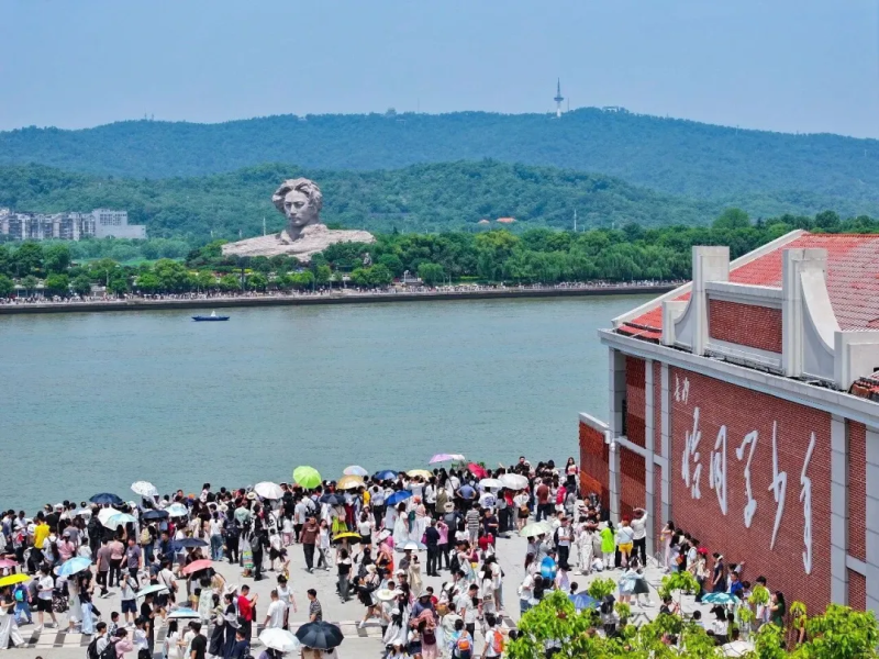 长沙独特的文旅禀赋吸引越来越多游客。