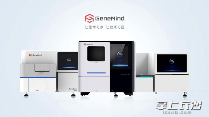真迈生物已形成从低通量到超高通量覆盖的基因测序仪产品矩阵，FASTASeq、SURFSeq等系列平台持续丰富。湘江国投 供图