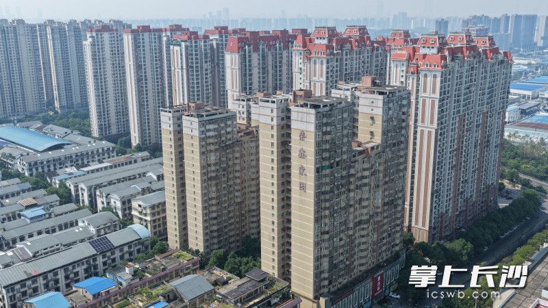 长沙县荣鑫家园小区。 星沙时报记者 艾哲文 摄