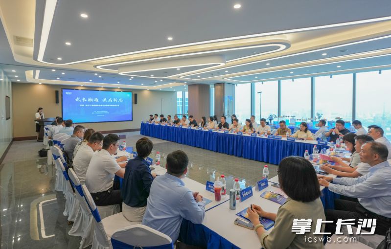 9月16日，常州·武进服务业（长沙）推介暨湘品入苏合作对接会举行。 长沙晚报全媒体记者 邹麟 摄