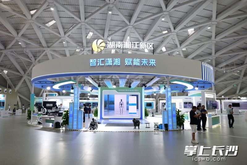2026岳麓大会“AI+创新创业展”上，硬核展品引人关注。图片均为 湘江早报全媒体记者 范龙贵 摄