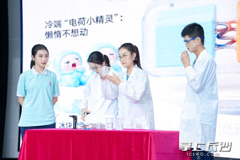 2026年湖南省青少年实验展演大赛一等奖项目登台展演。