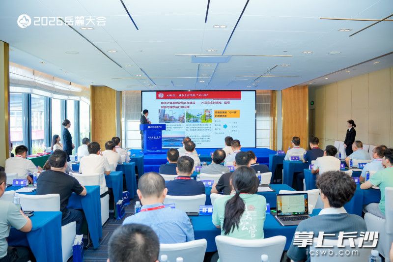2026互联网岳麓大会“AI+未来城市”分论坛活动现场。 均为通讯员供图