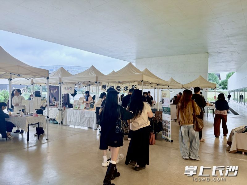 湖畔市集人潮涌动。均为 通讯员 戴子敏 供图
