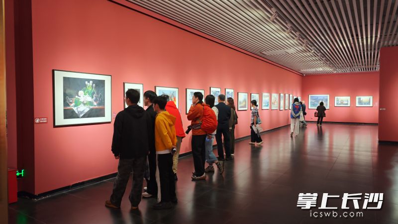 李自健美术馆展厅一隅。李自健美术馆供图