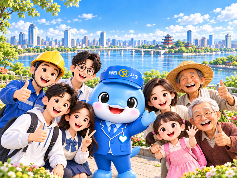 湖南社保IP“湘保宝”形象大使上线。