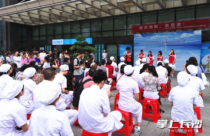 器官捐献主题活动日现场。