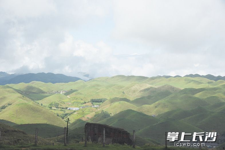位于城步县的南山牧场，如今牧业和旅游业兴旺发达。