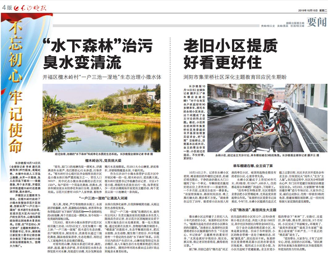 《长沙晚报》版面截图