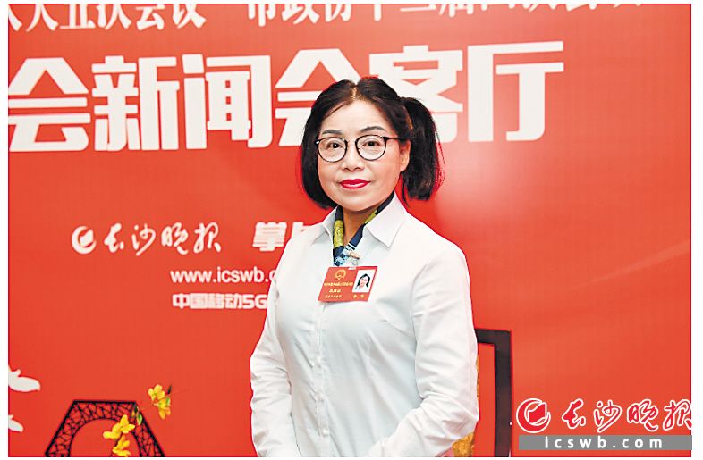 市人大代表 李志。长沙晚报全媒体记者 周柏平摄