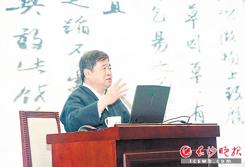 故宫博物院第六任院长单霁翔今年在中南大学开讲。（资料照片）