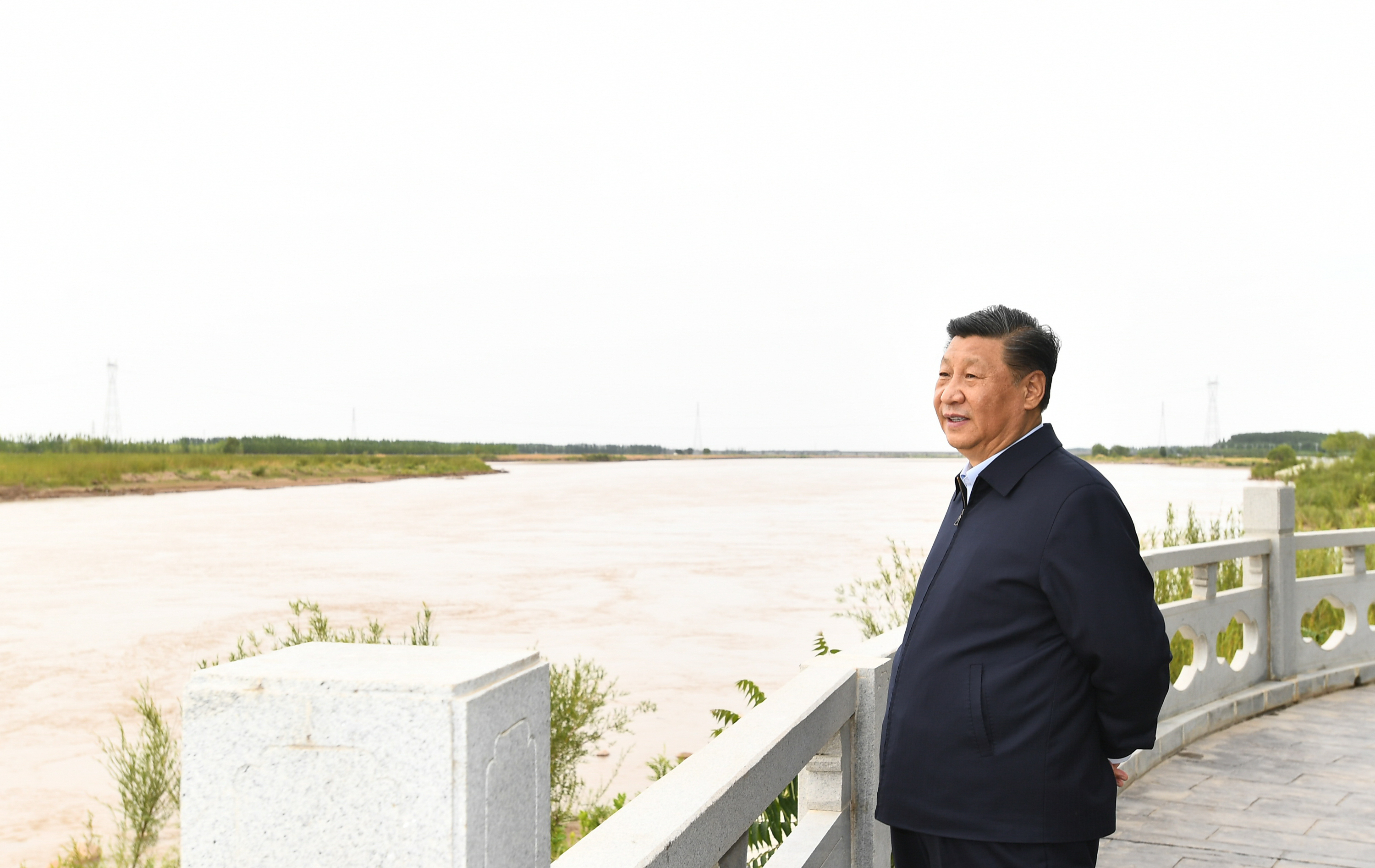 2020年6月8日至10日，习近平总书记在宁夏考察。