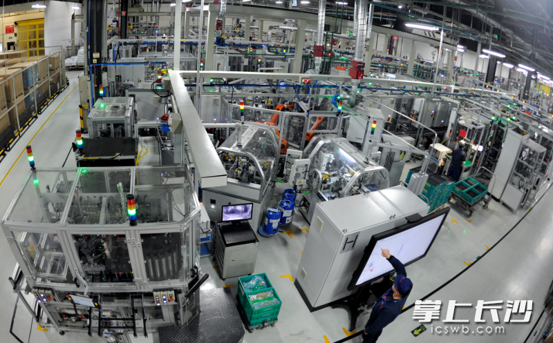博世长沙工业4.0生产线。 长沙晚报通讯员 刘晓东 摄