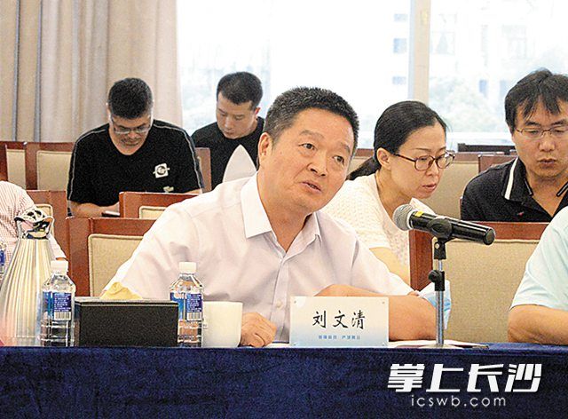 湖南麒麟信安科技有限公司总裁刘文清。岑军 摄
