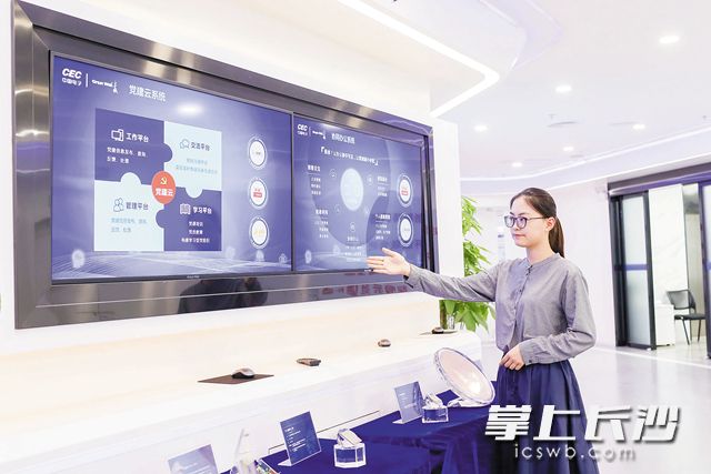 目前，中国长城已形成“芯—端—云”完整生态链，孕育出长城“飞腾+麒麟+安全”网信产业生态。柯鸣 摄
