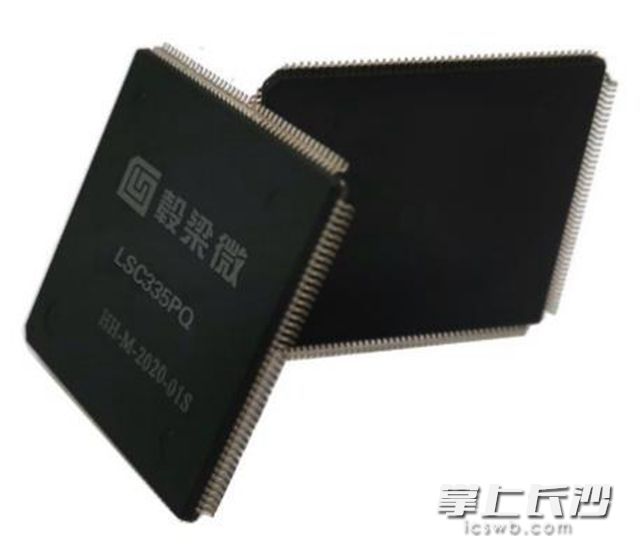 毂梁微电子LS-T35系列芯片。企业 供图