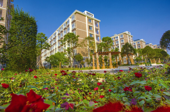 亮丽一新的保障性住房。