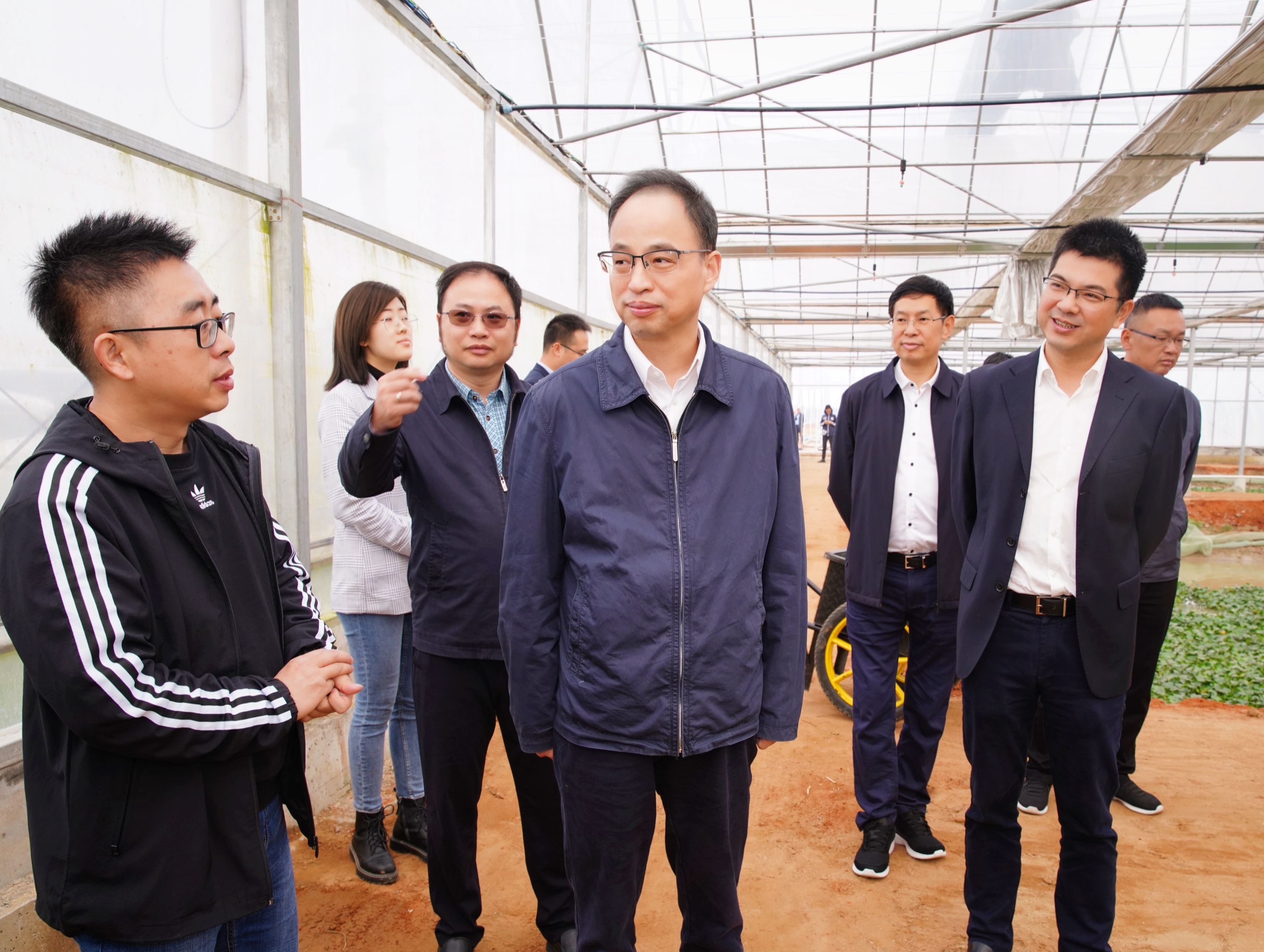 蔡亭英调研望城区精准扶贫和基层党建工作。 均为长沙晚报通讯员 唐露 摄
