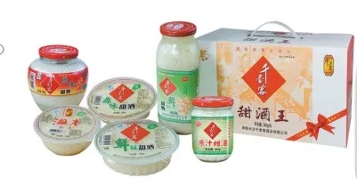 ▲千壶客糯米甜酒（原味、鲜味）。