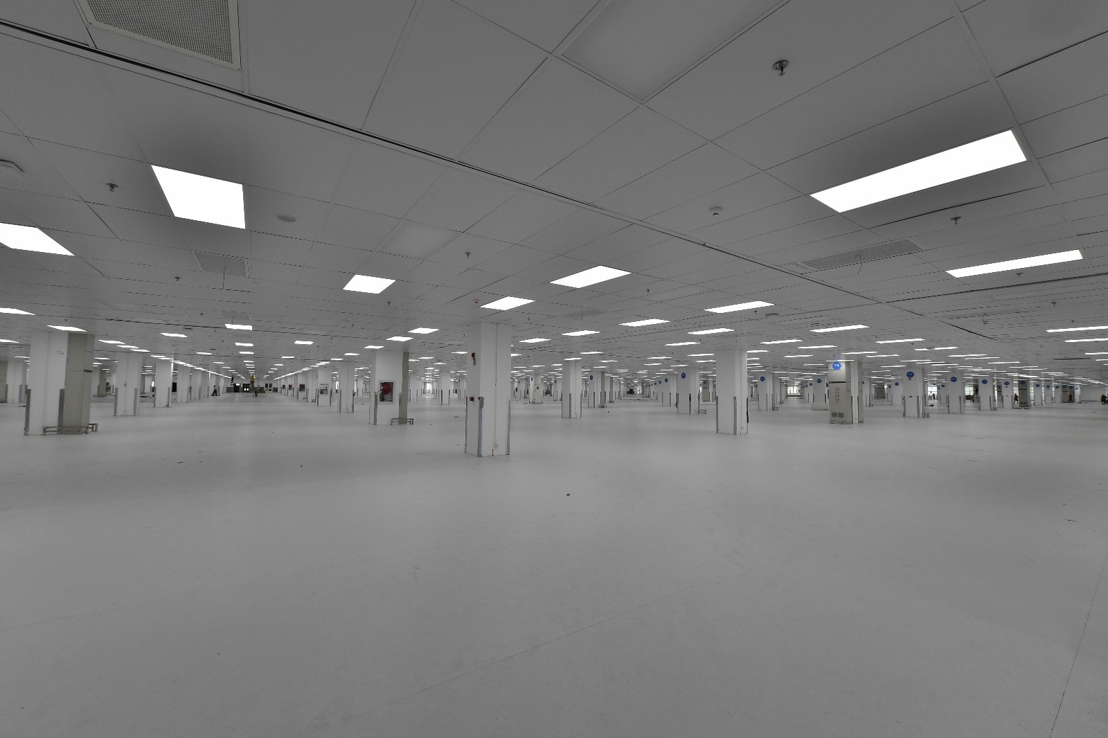 长沙智能终端产业双创孵化基地项目主厂房内景。