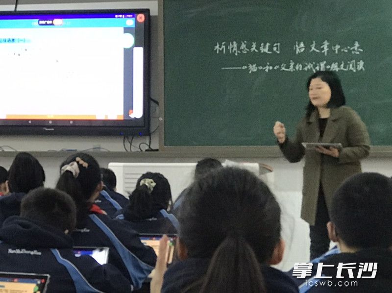 语文组南湘陈艺老师和雅礼洋湖戴媛老师同课异构的《猫》很是精彩。