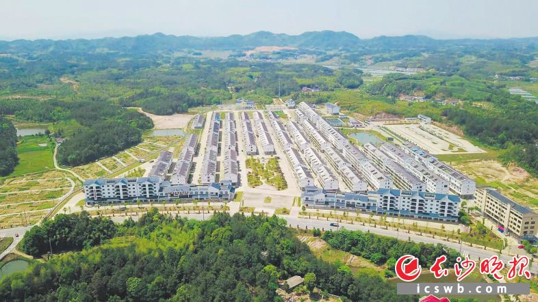 长沙县白石洞水库移民集中安置区。