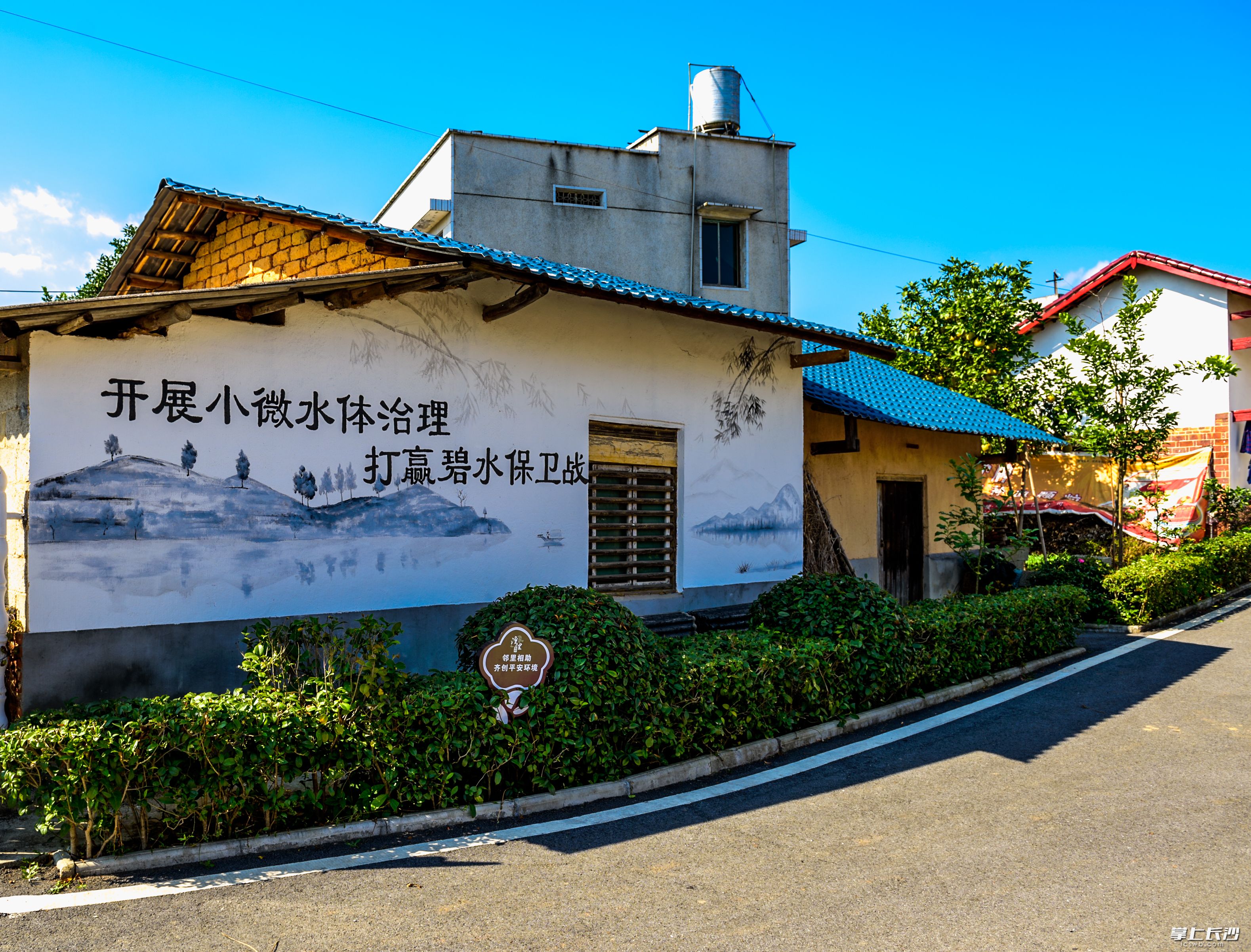 永安镇芦塘村。长沙晚报全媒体记者 陈飞 摄