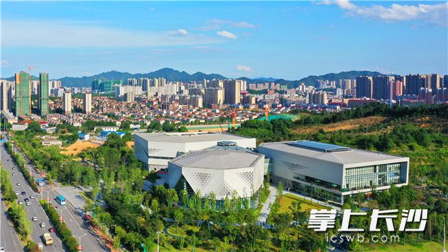 浏阳市图书馆、博物馆建设项目，将打造极具浏阳特色的文化名片。彭红霞 摄