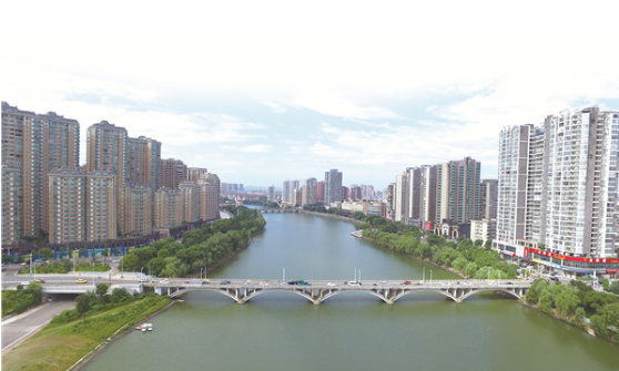 图为宁乡城区一角。李帅 摄