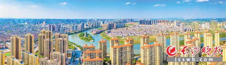 千年古邑宁乡，焕发出新时代的风采。蔡石姣 摄