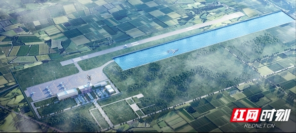 通用机场鸟瞰图。