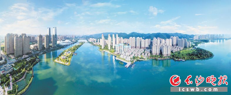 梅溪湖国际新城是岳麓区社会治理走在前列的代表区域之一。岳麓区融媒体中心供图