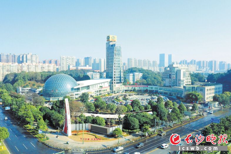 长沙经开区鸟瞰图