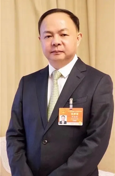 全国人大代表、湖南长沙市长郑建新（冒蕞 摄）