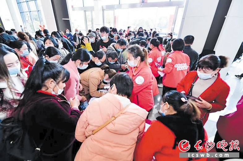 长株潭三市千企万岗招聘月活动。 长沙晚报通讯员郑娜 供图