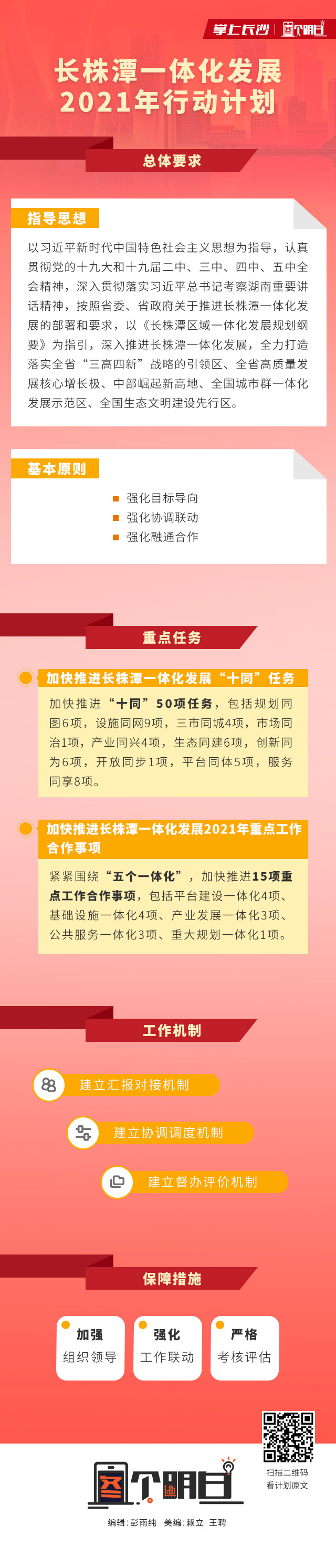《长株潭一体化发展2021年行动计划》