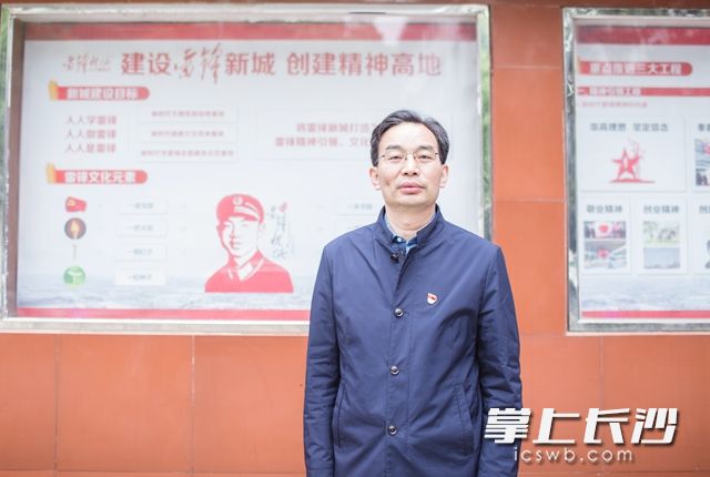 4月19日，本报记者对话雷锋街道党工委书记金胜利。