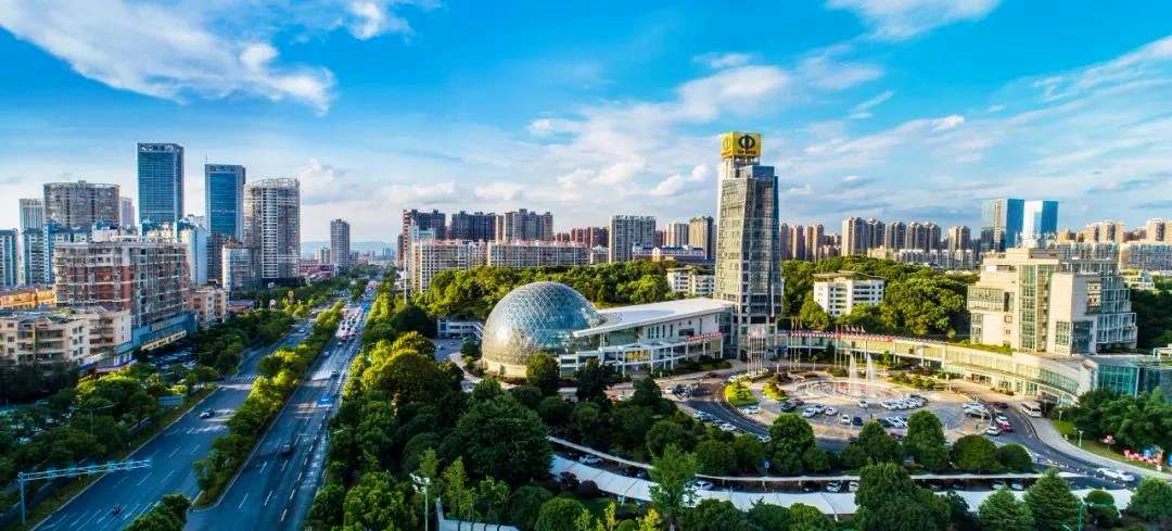 长沙经开区俯瞰图。