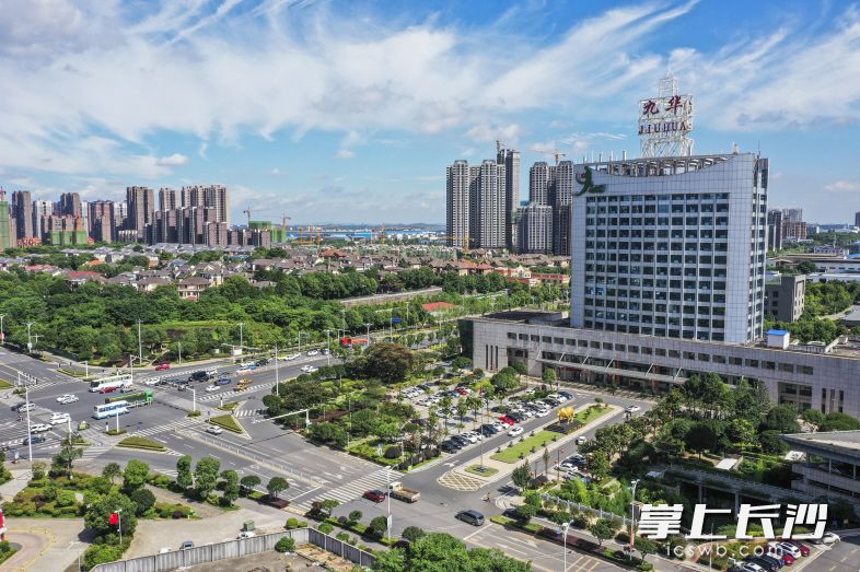 湘潭经开区（九华）是长株潭一体化的核心区之一。湘潭日报记者 方阳 摄