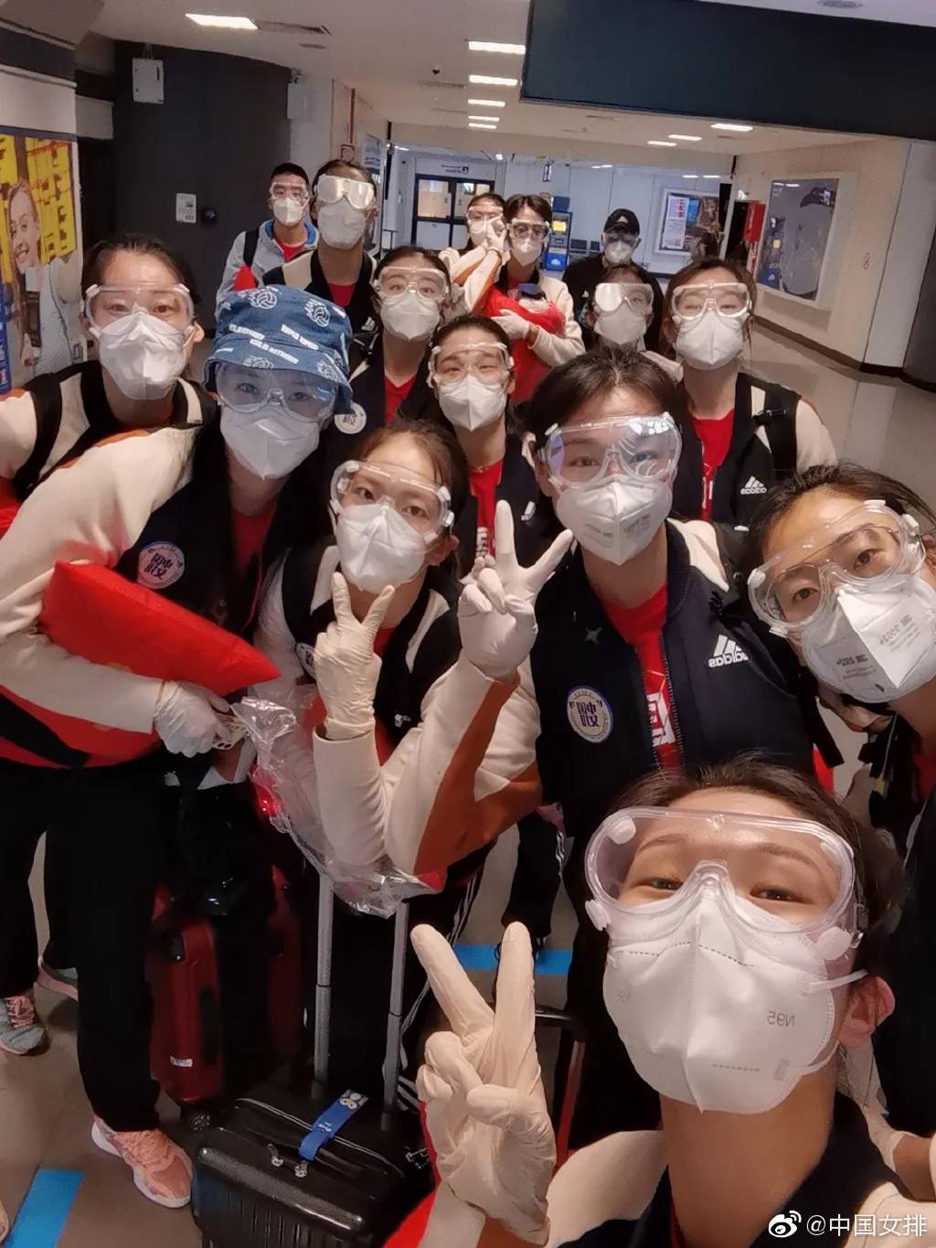 中国女排抵达意大利