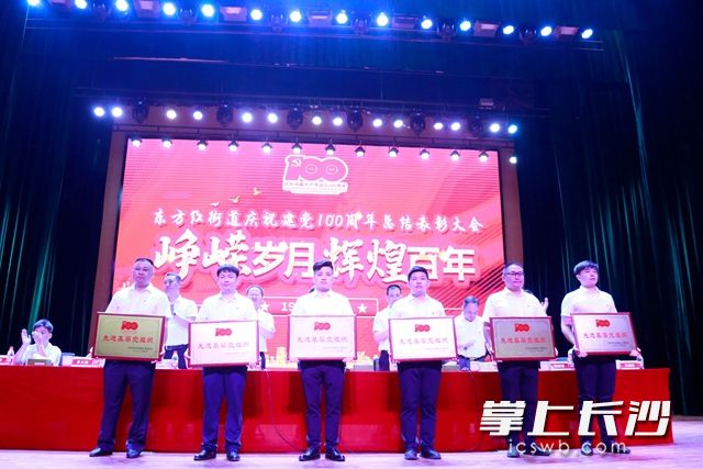 6个优秀党组织受到表彰。